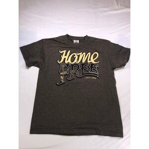 Home Free Vocal Band T Shirt Youth Large Charcoal Gray Graphic Delta Pro Weight